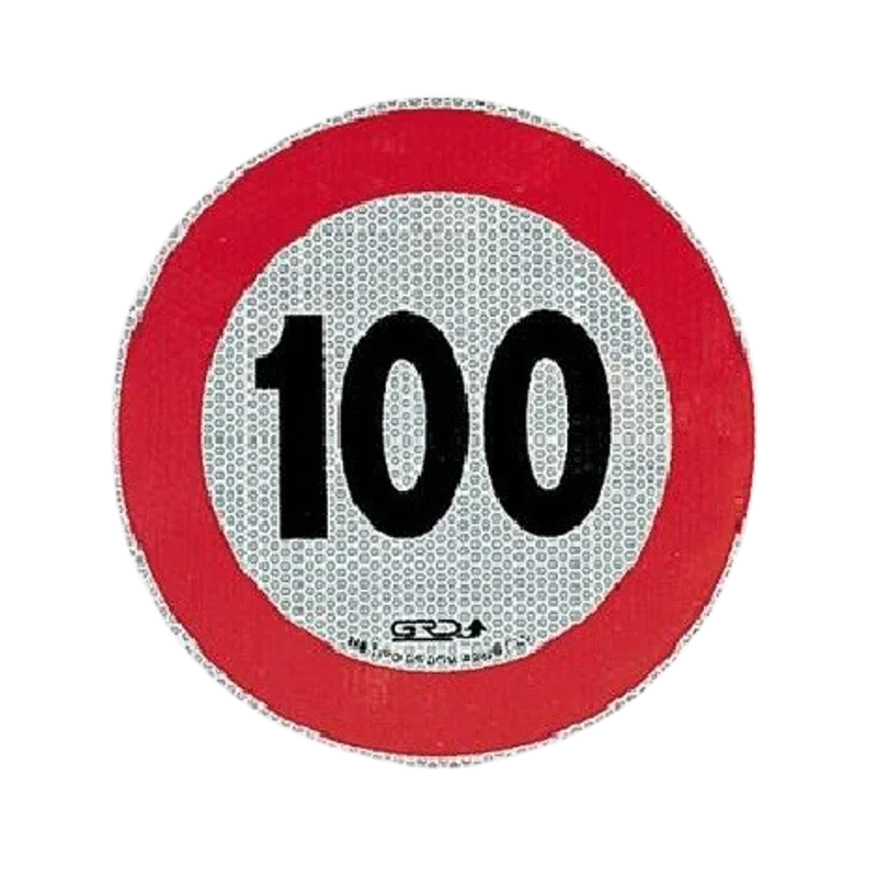 გამართხილებელი ნიშანი 100 კმ