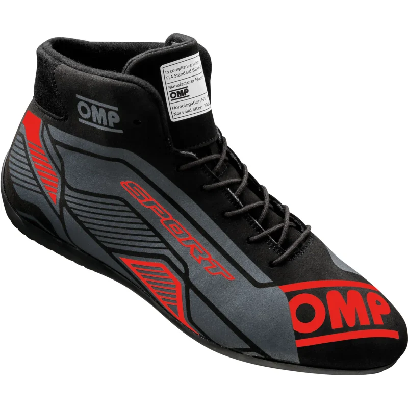 OMP Sport სარბოლო ფეხსაცმელი (შავი/წითელი)
