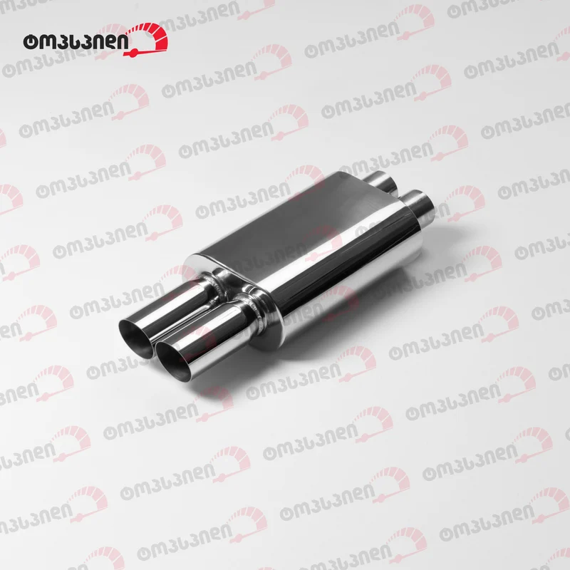 Topspeed Muffler 2 inlet Polished
