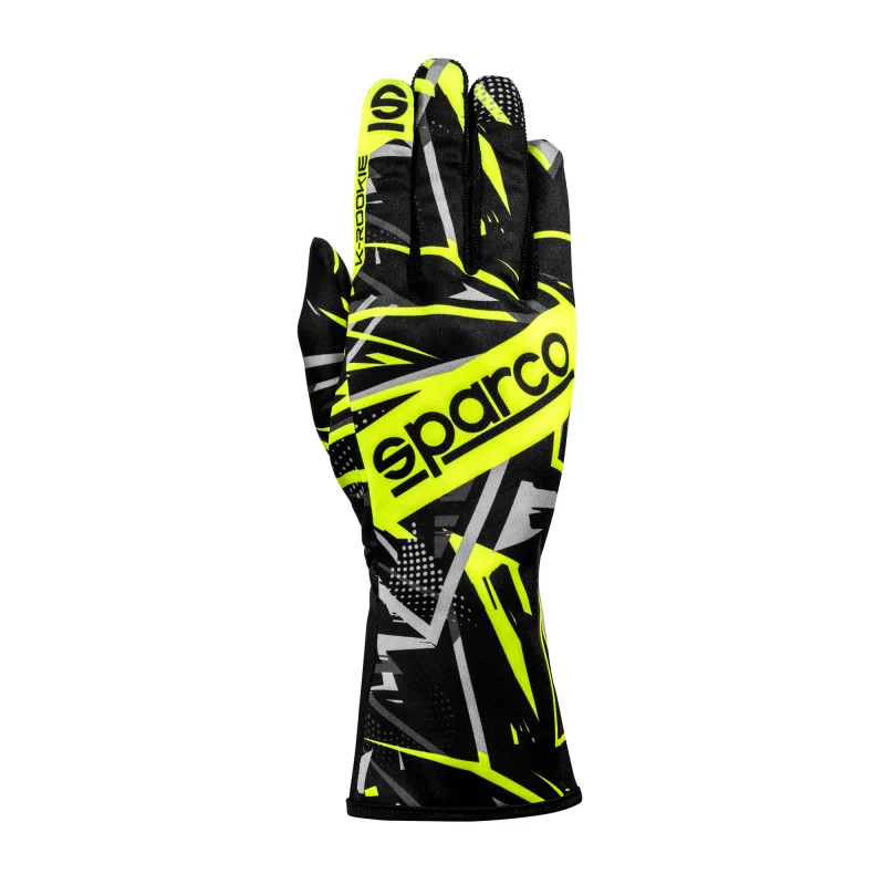K-Rookie Karting Gloves (Black/Yellow)