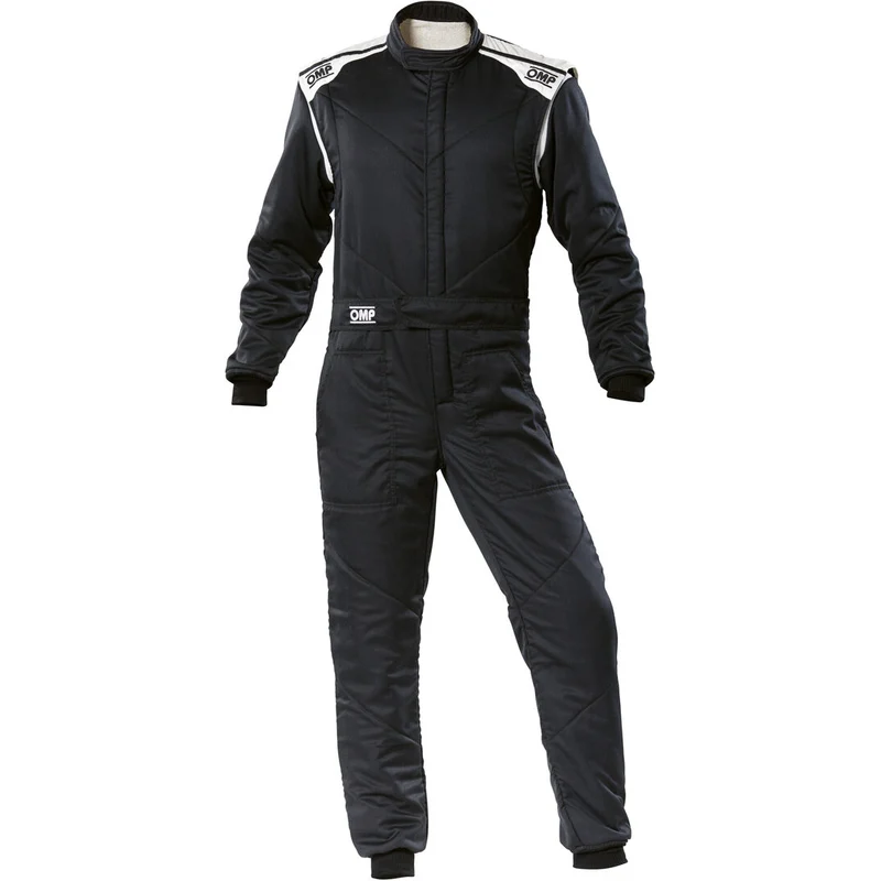 OMP First-S Racing Suit (Black in White)