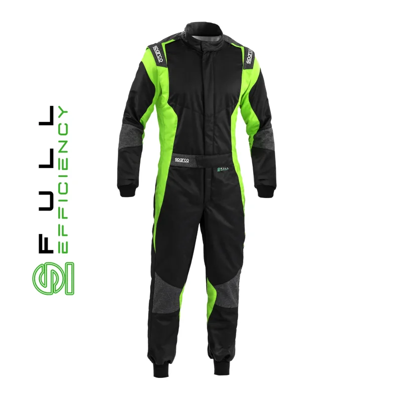 Racing Suit Sparco Futura Black/Green