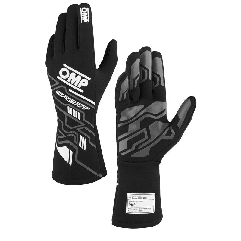 Gloves OMP Sport Black/White