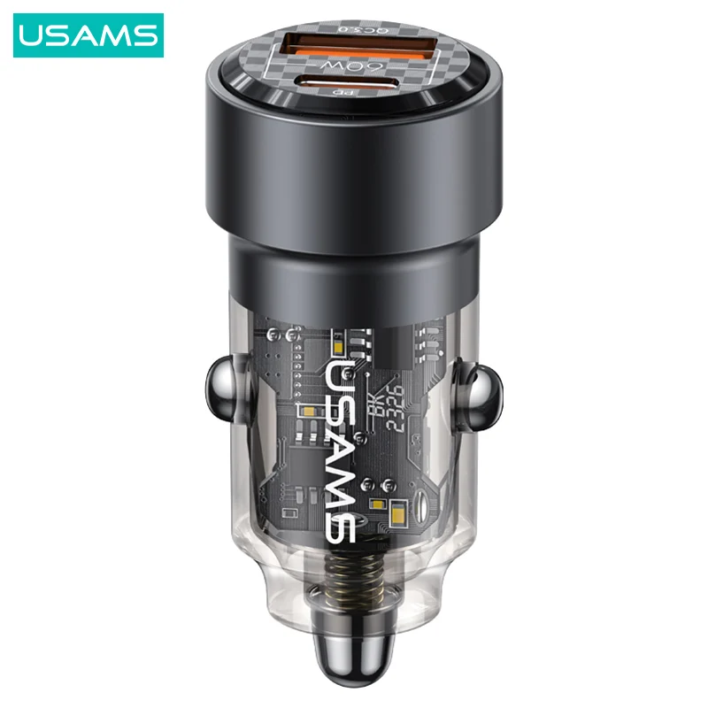Car Charger US-CC208 (Fast Charger)