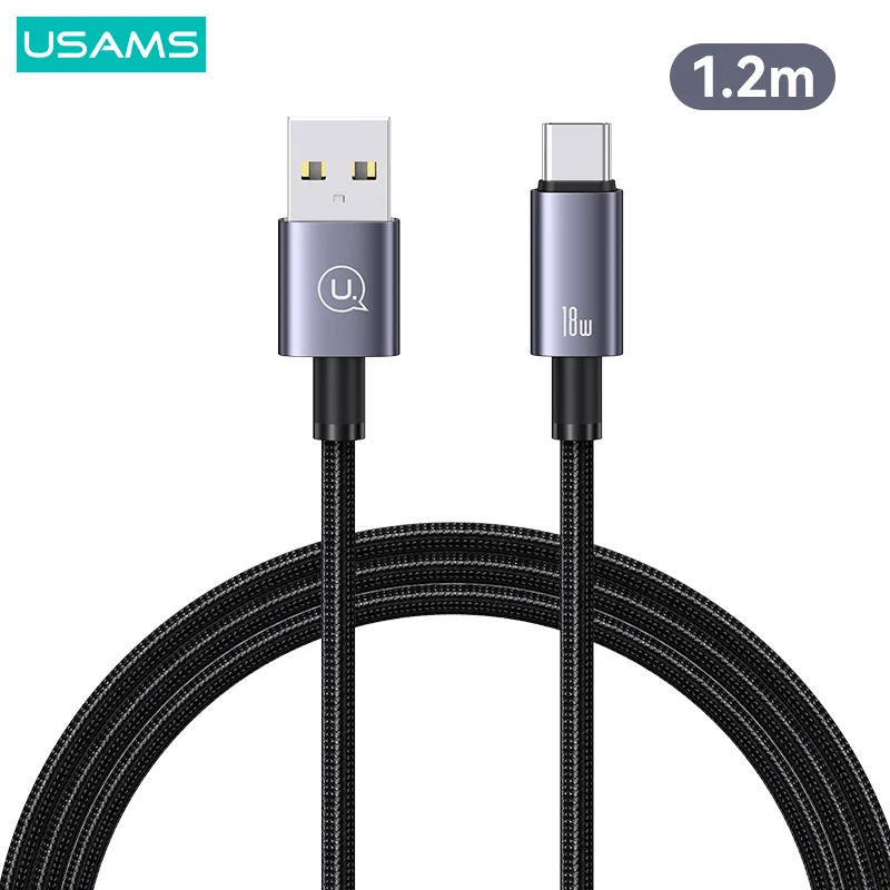 Cable 1.2m USB to Type-C (Fast Charging) US-SJ663