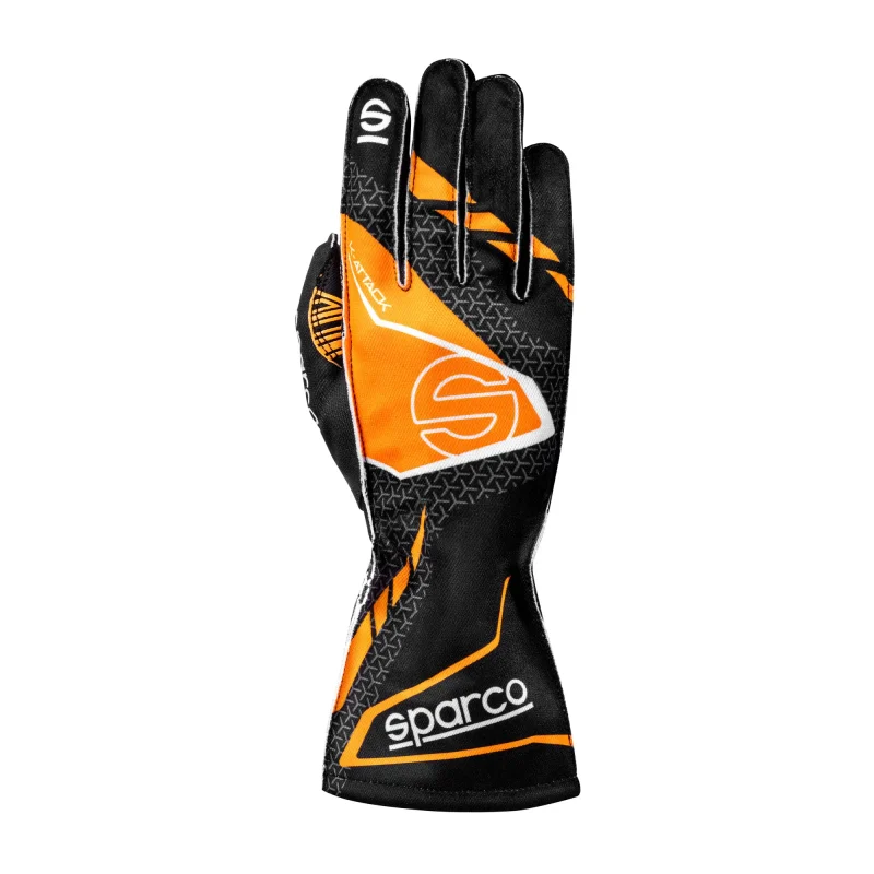 Sparco K-Attack Karting Gloves (Orange)
