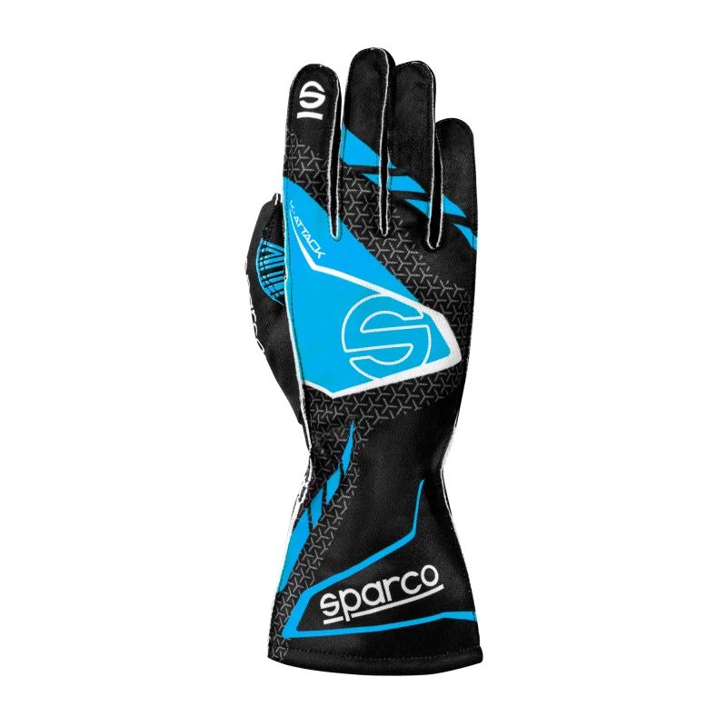 Sparco K-Attack Karting Gloves (Blue)